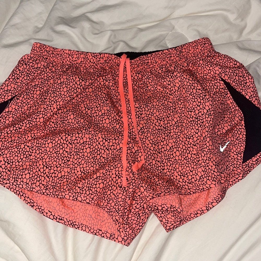 Peach athletic shorts